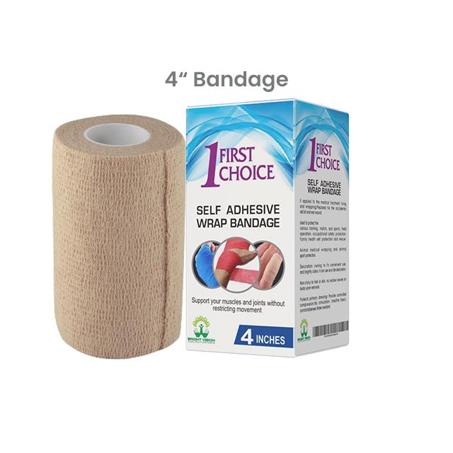 First Answer Crepe Bandage 4 Inch