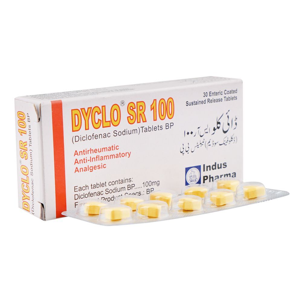 Dyclo SR Stk 100mg Tablets