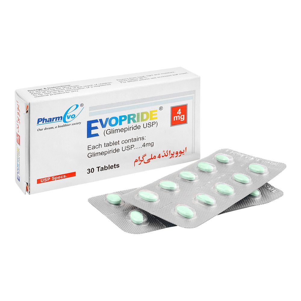 Evopride 4mg Tablets (30s)