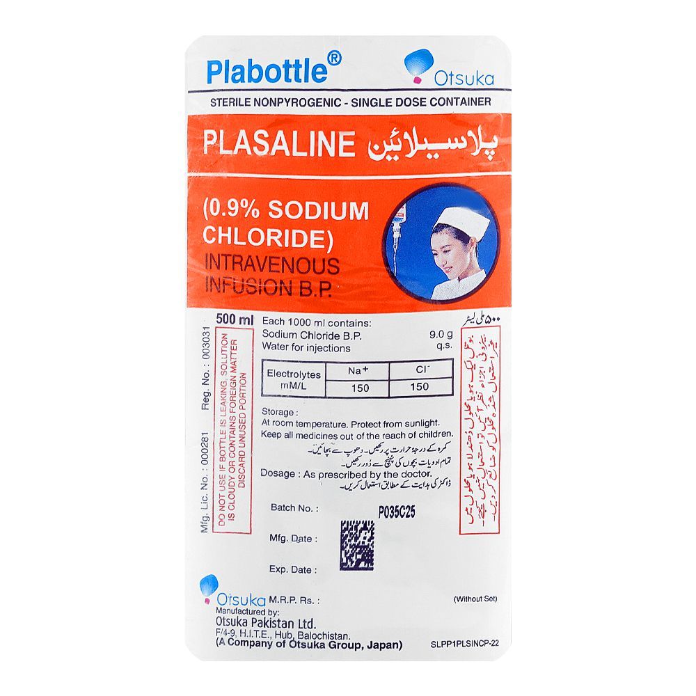 Plasaline NS 500ml