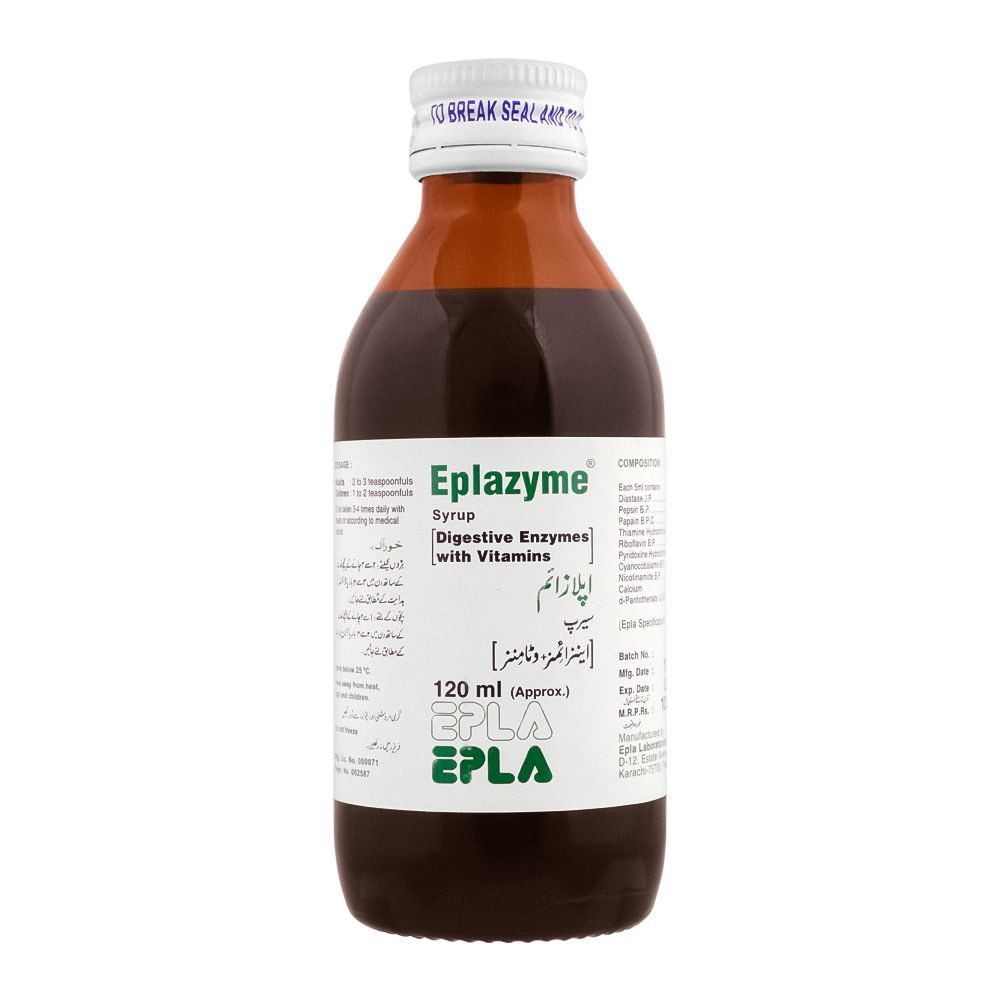 Eplazyme 120ml Syrup