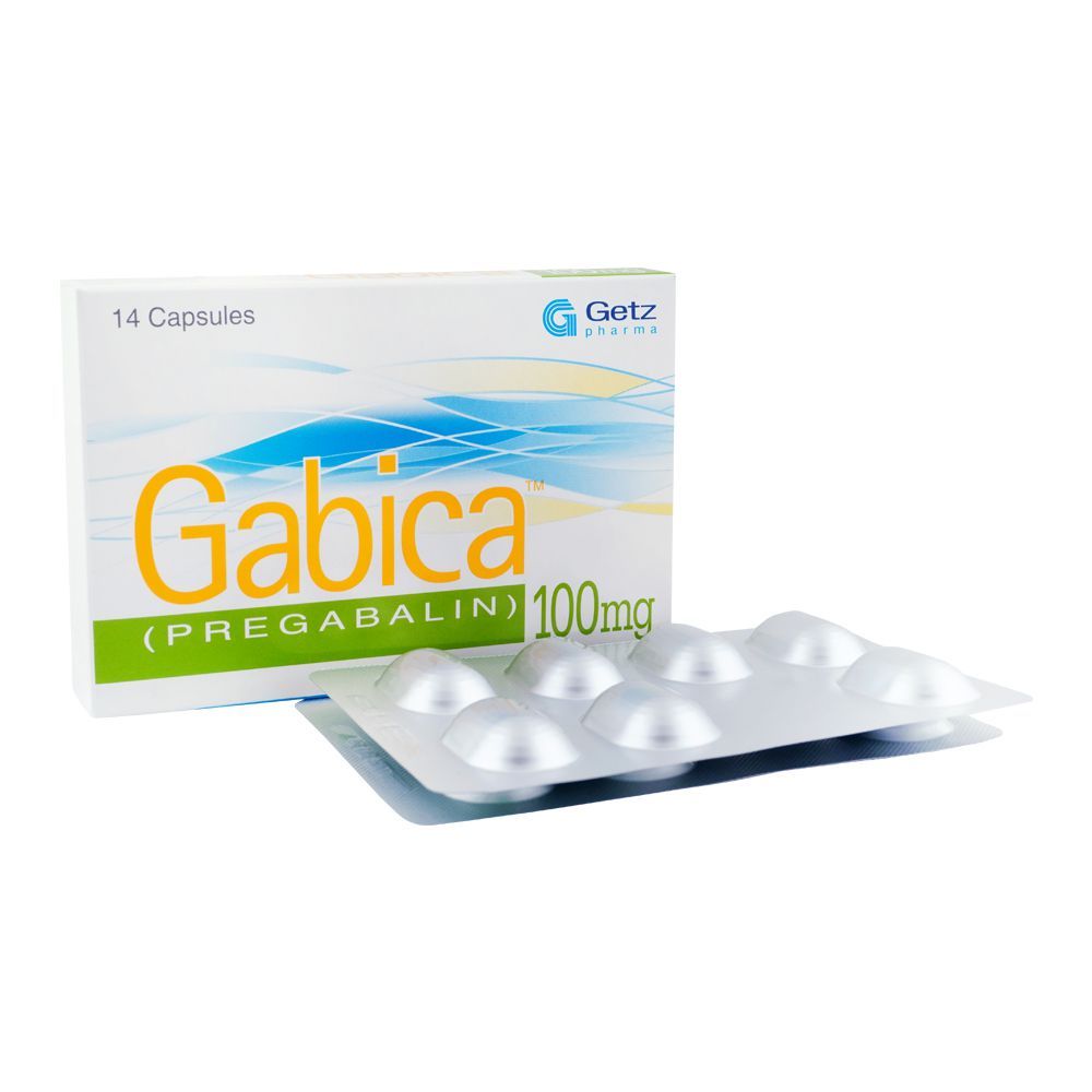 Gabica 100mg Capsules