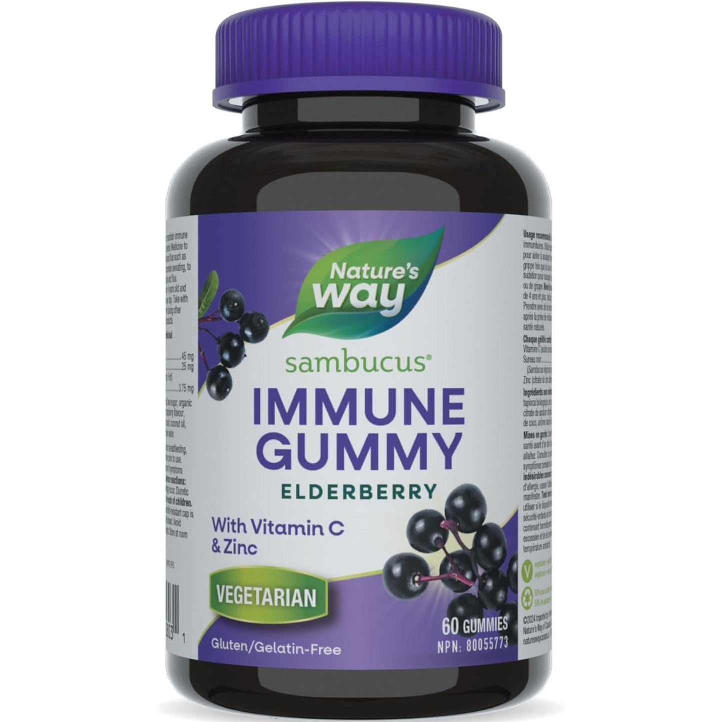 Natures Way Sambucus Elderberry Gummies (60s)