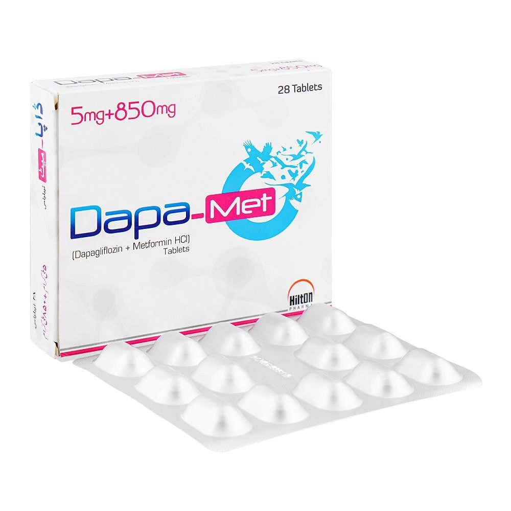 Dapa Met 5/850mg Tablets (28s)
