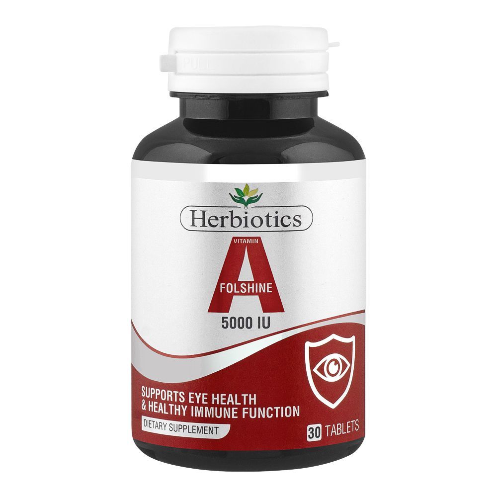 Herbiotics Vitamin A 30 5000iu Tablets