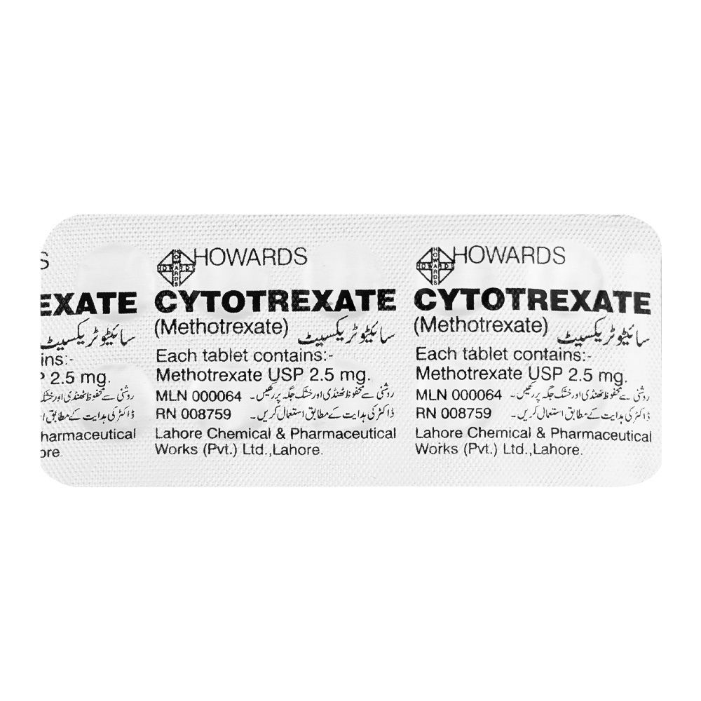 Cytotrexate 2.5mg Tablets