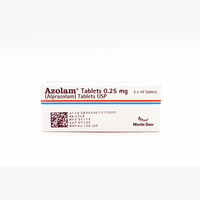Azolam 0.25mg Tablets