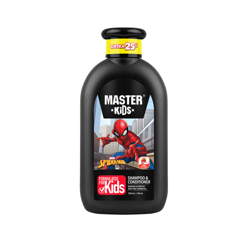 Master Kids Spiderman + Conditioner 150ml Shampoo