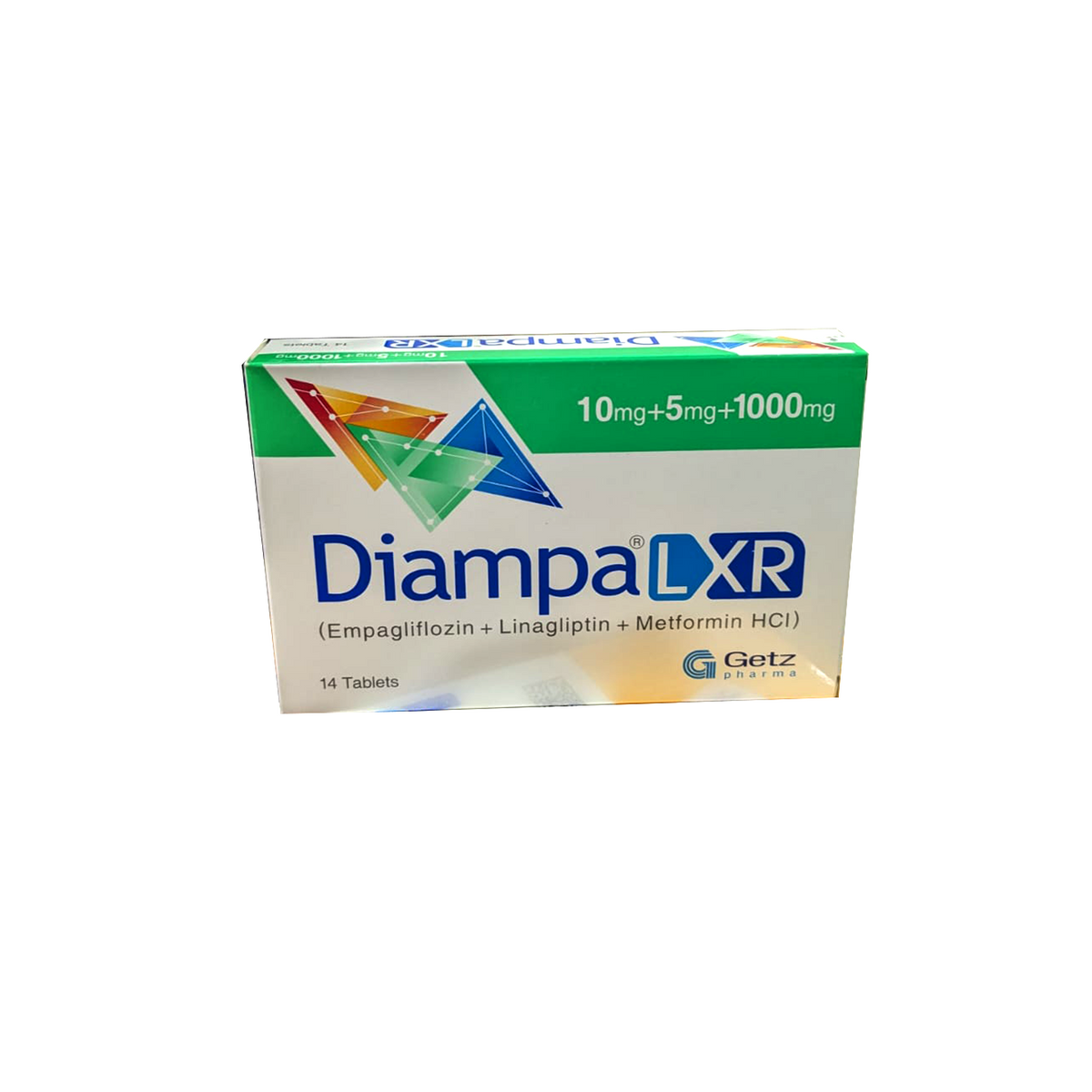Diampa Lxr + + 14 10mg 5mg 1000mg Tablets