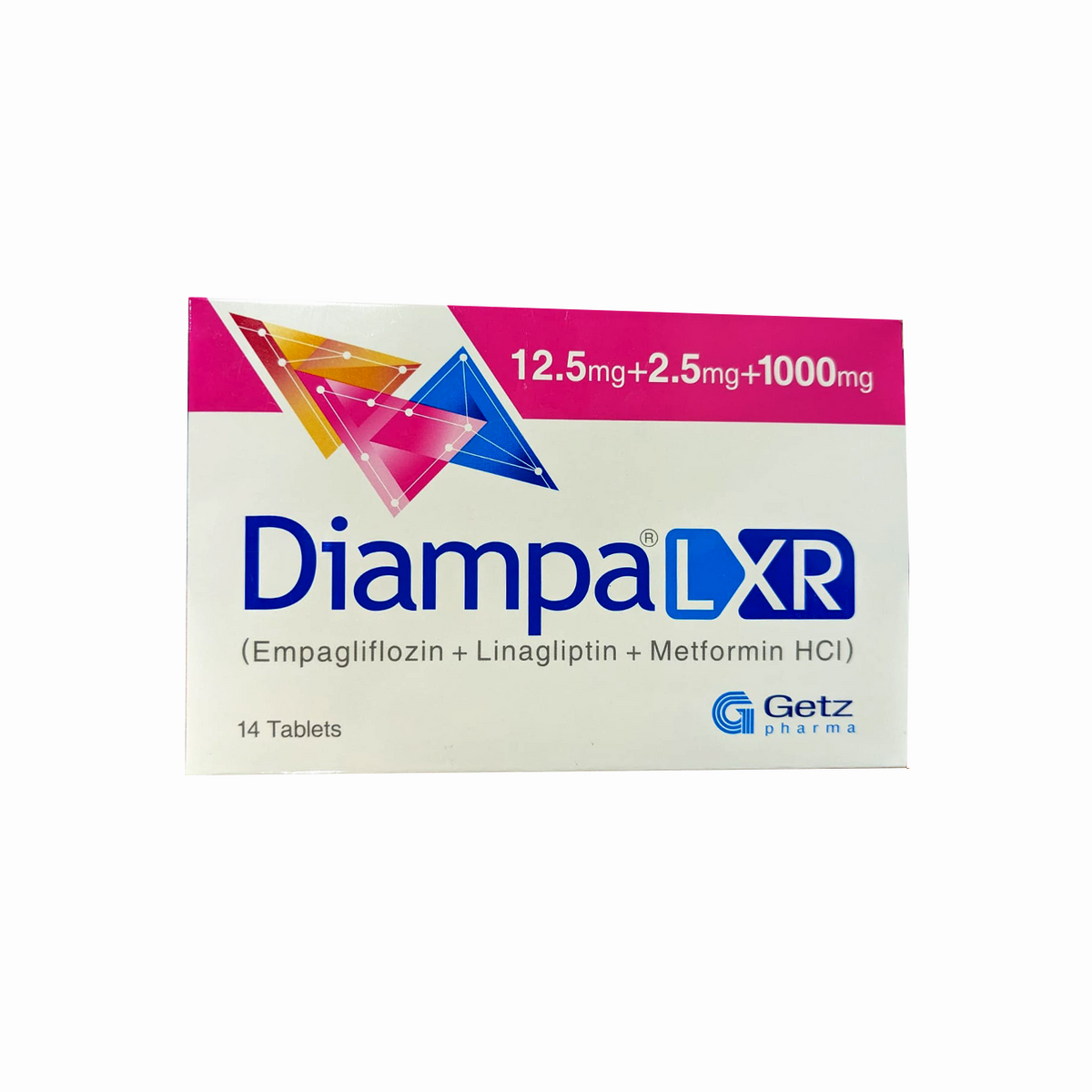 Diampa L XR 12.5/ 2.5/1000mg Tablets