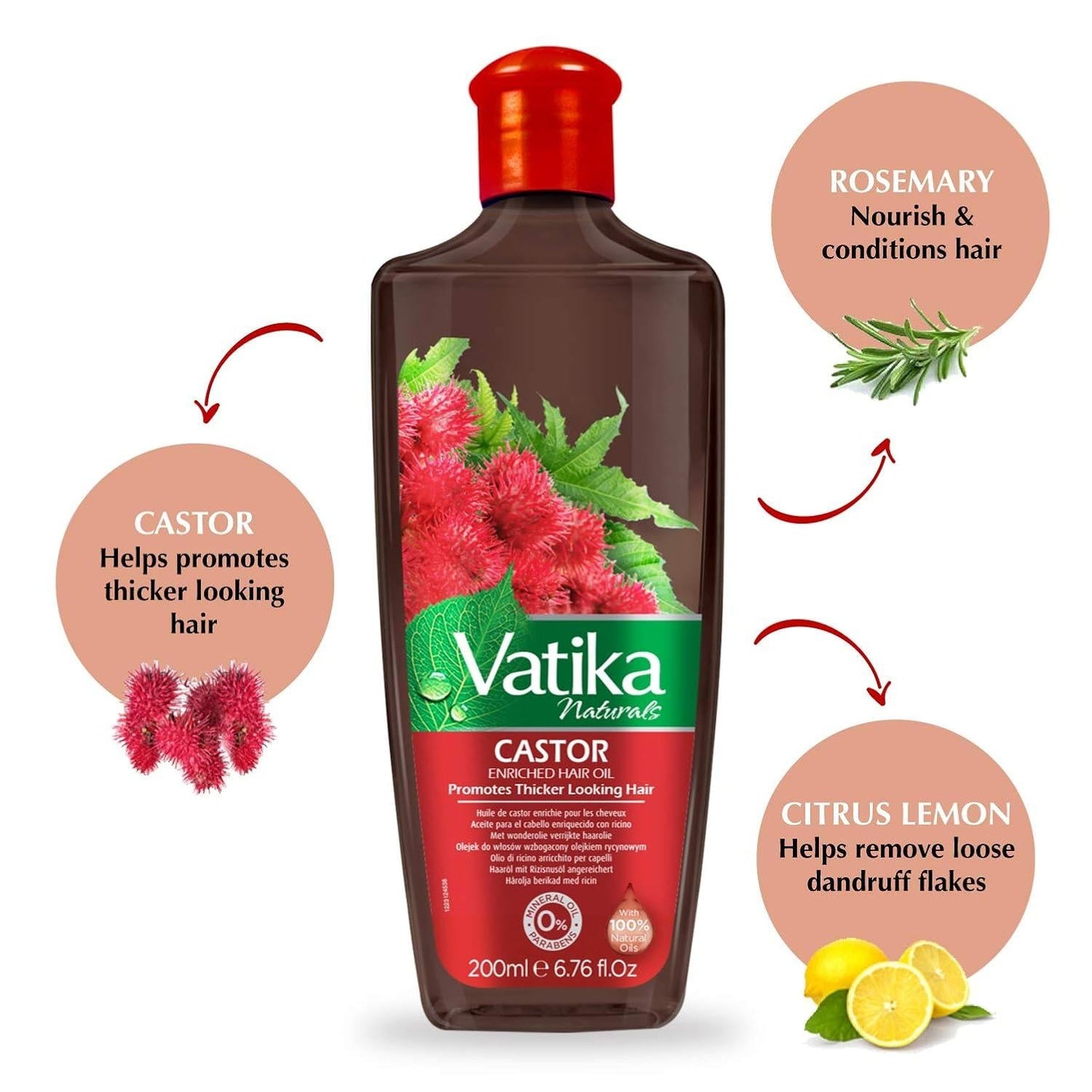 Vatika Castor Oil 200ml