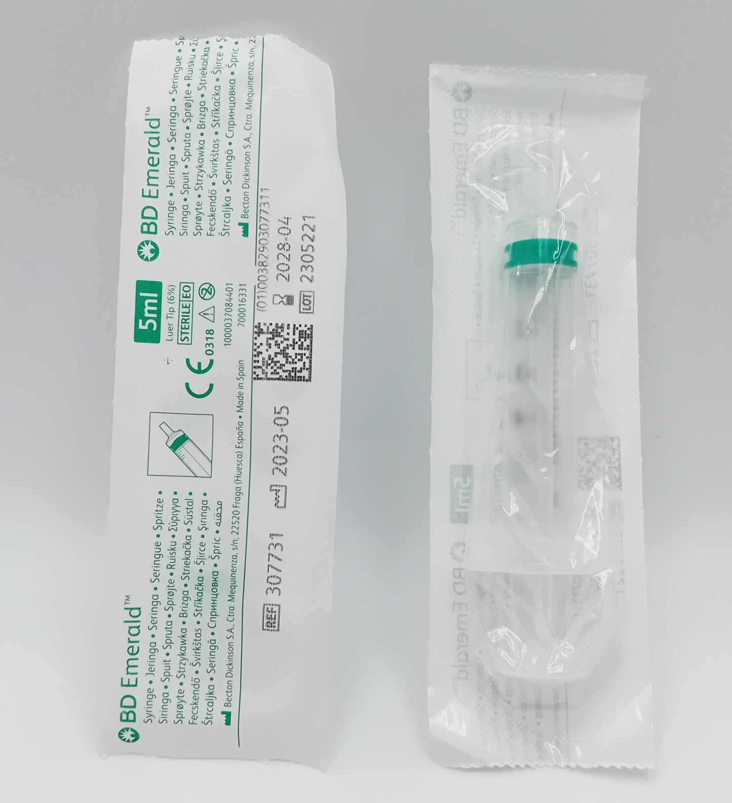 BD Emerald Pro Syringe 5CC