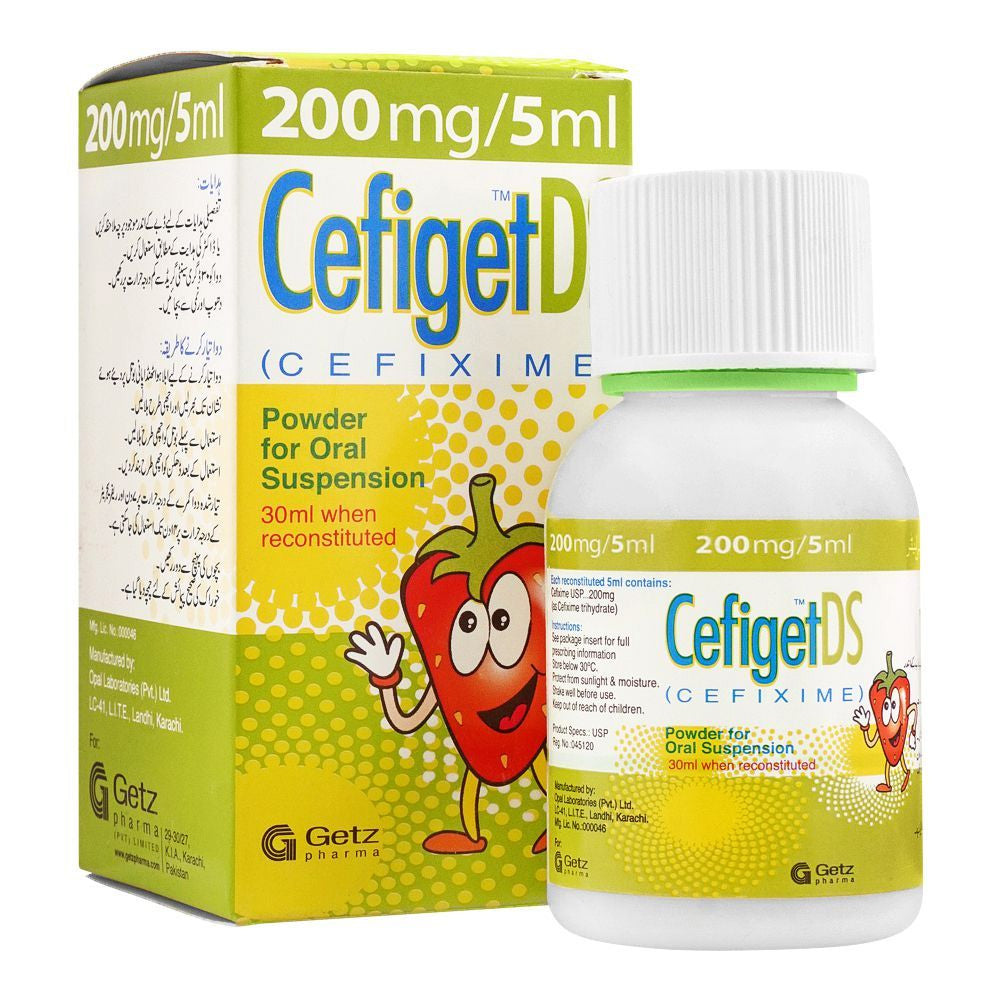 Cefiget DS 200mg 30ml Syrup