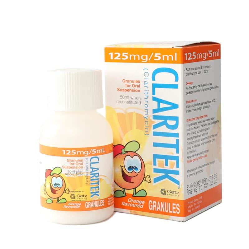 Claritek Granules 125mg 50ml