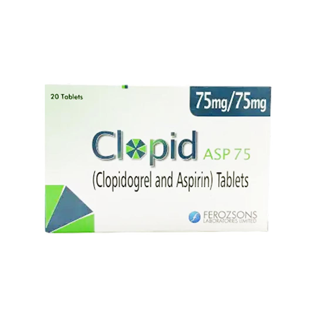 Clopid Asp 75/75mg Tablets (20s)