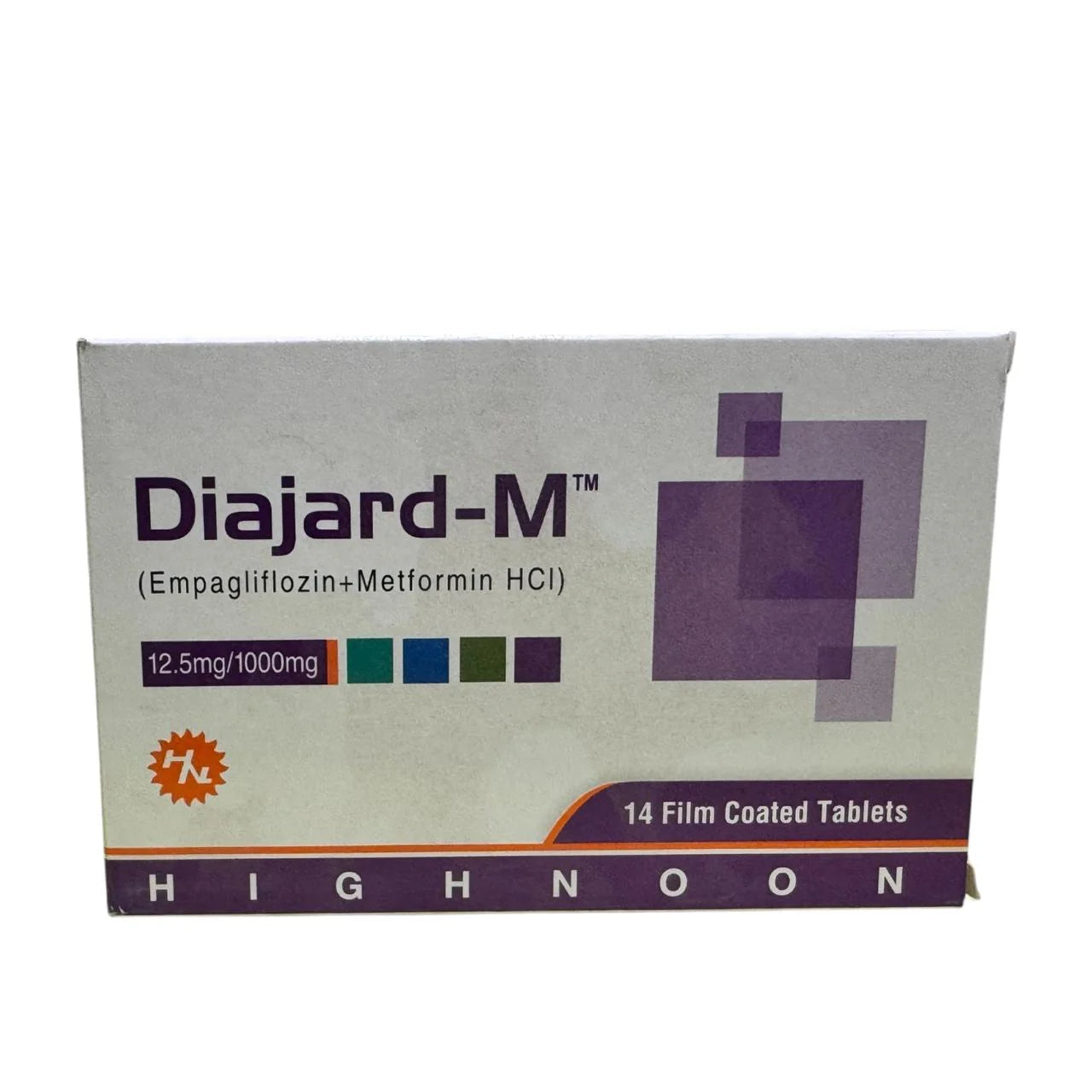 Diajard Mxr 12.5/1000mg Tablets