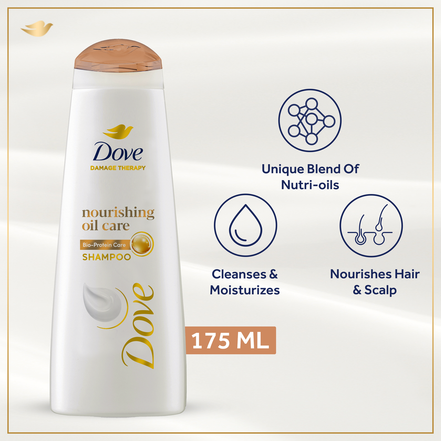Dove Nourishing Oil Care 175ml Shampoo