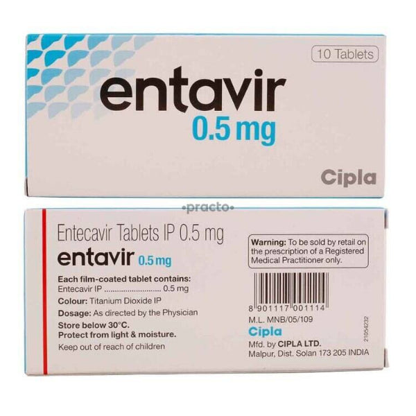 Ecavir 0.5mg Tablets