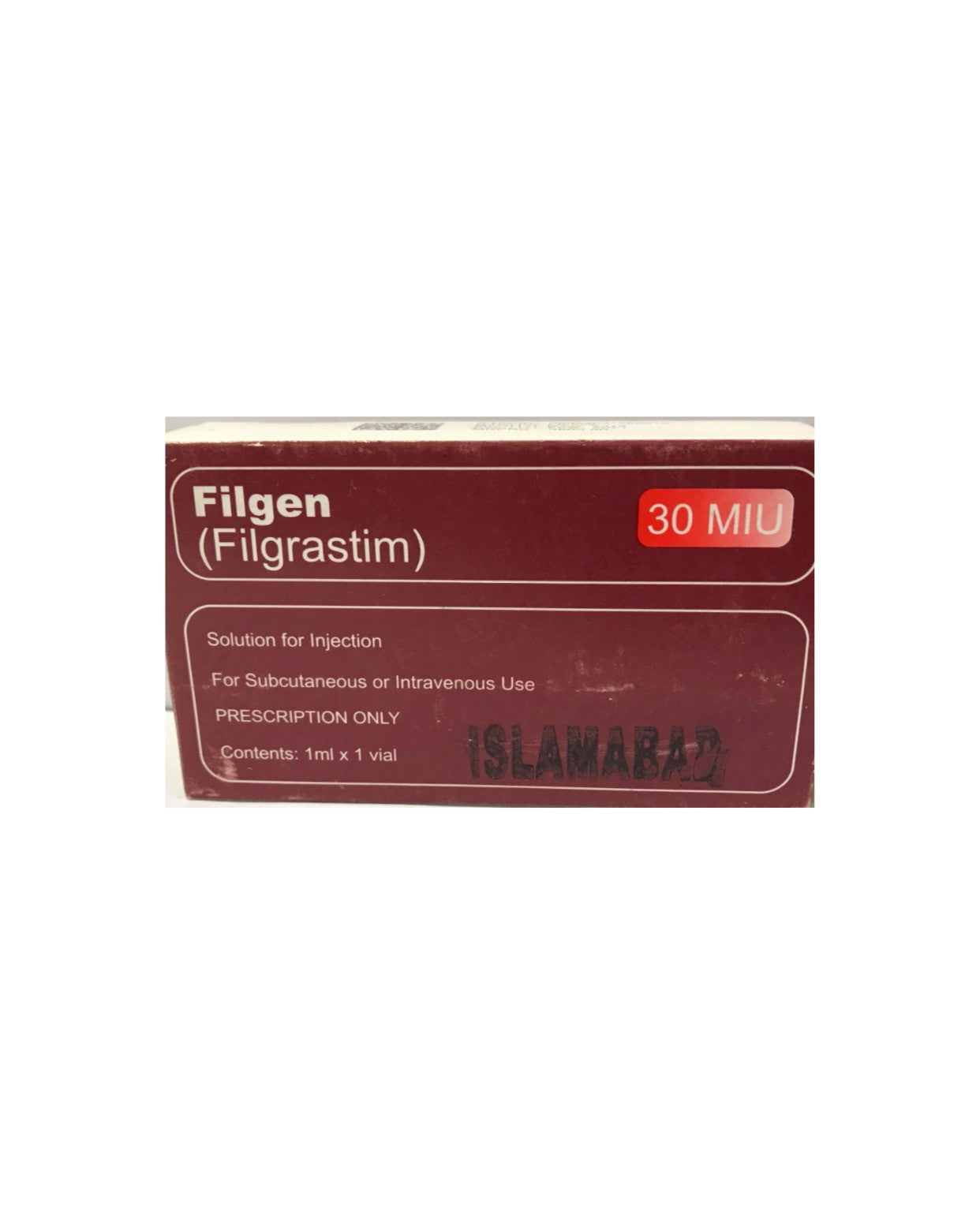 Filgen 30MIU Injection