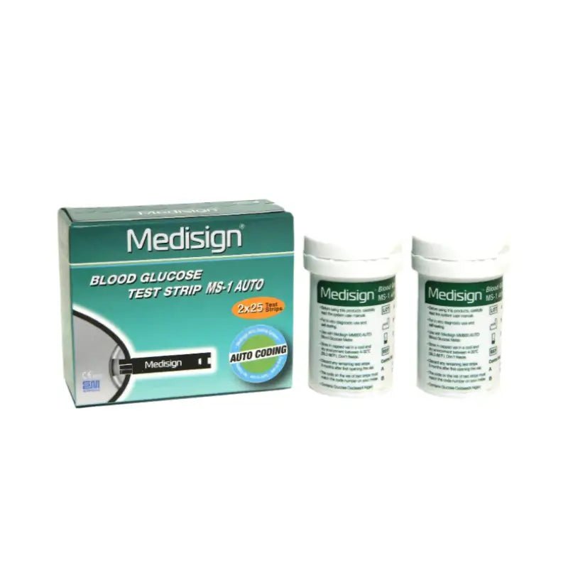 Medisign 25X2 M 2 Test Strips