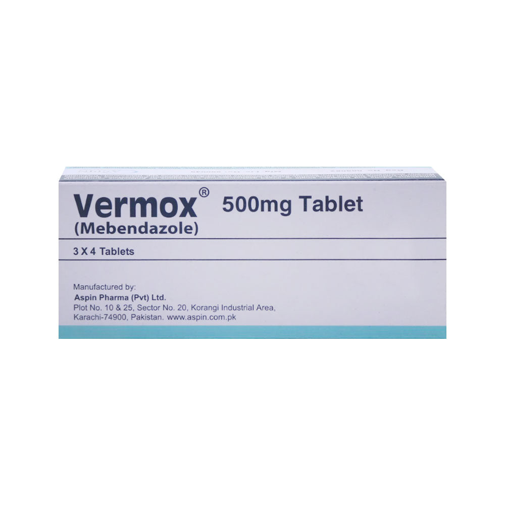 Vermox 500mg Tablets (12s)