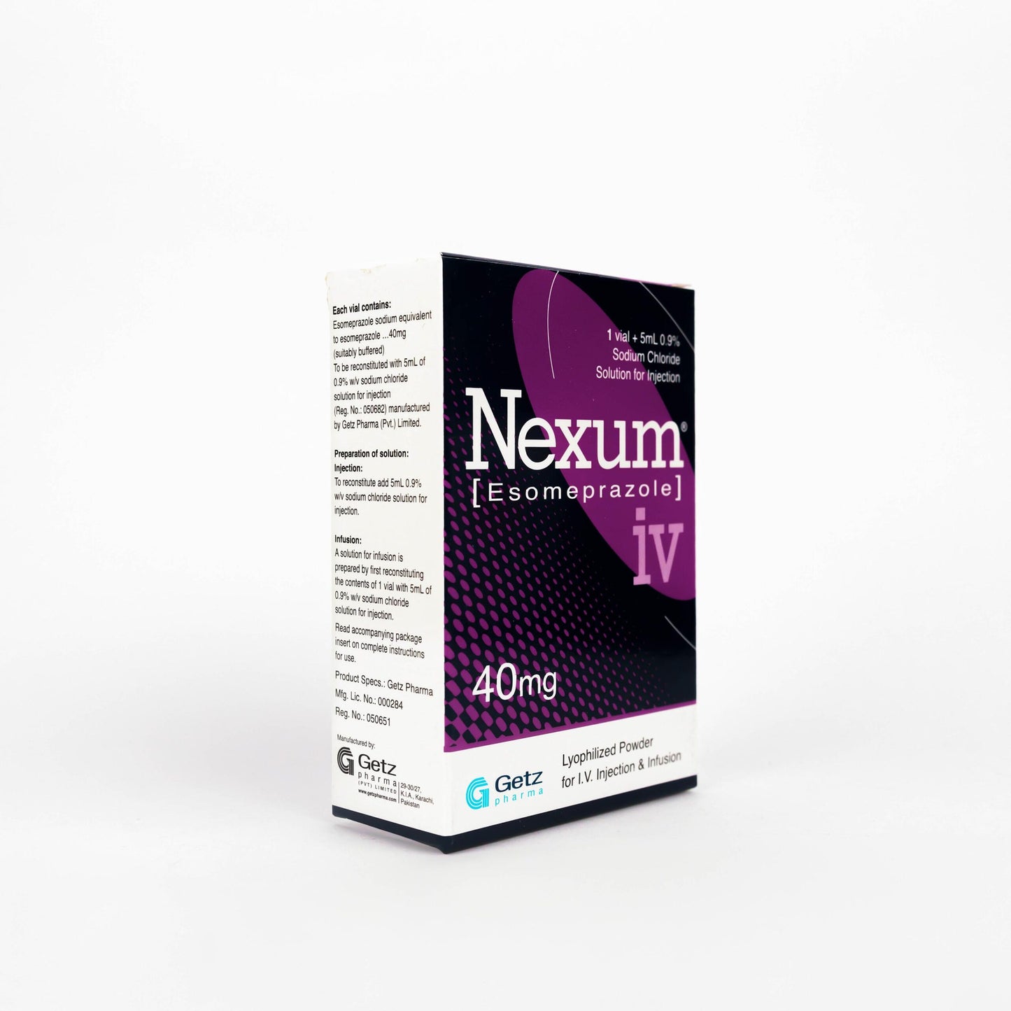 Nexum IV 40mg Injection