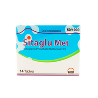 Sitaglu Met / 1000mg 50mg Tablets