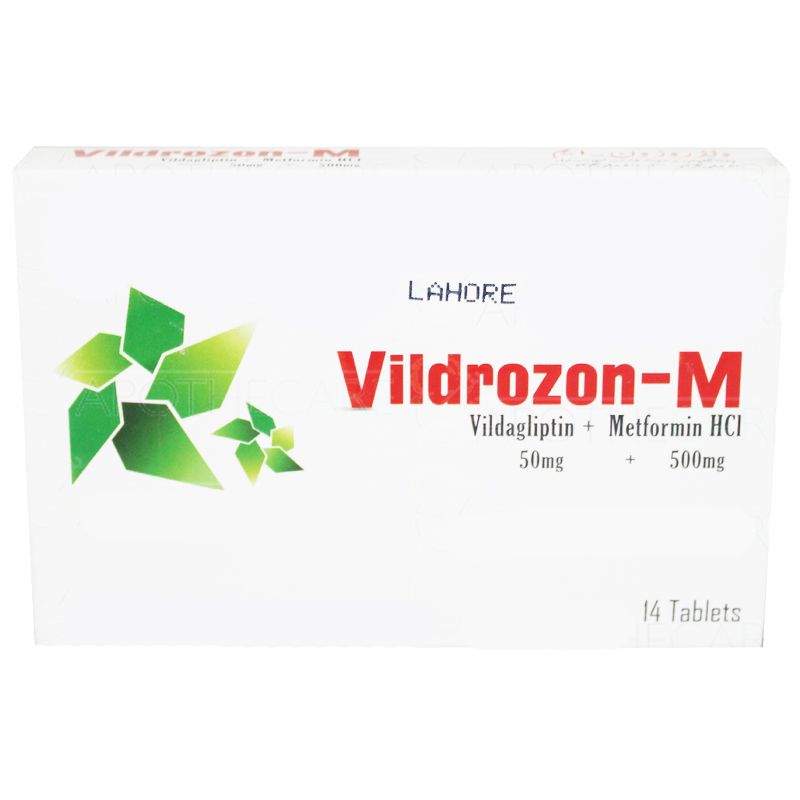 Vildrozon M 50/500mg Tablets