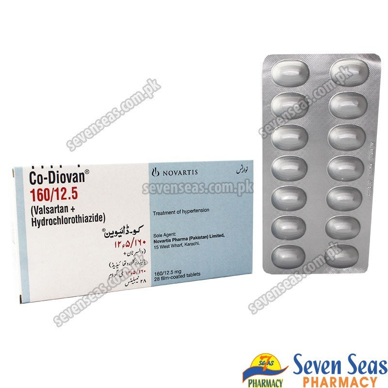 CO Diovan 160/12.5mg Tablets