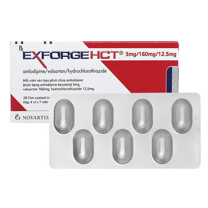 Exforge Hct /160/12.5/MG 5mg Tablets