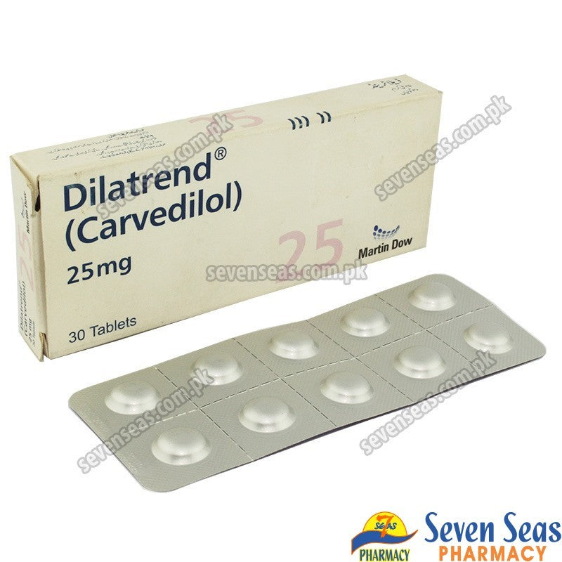 Dilatrend 25mg Tablets