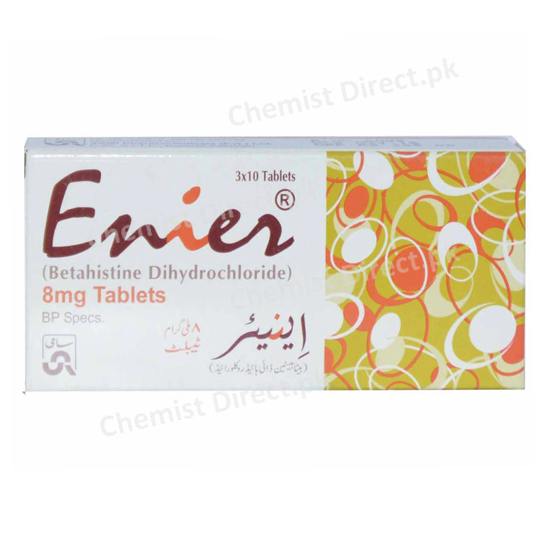 Enier 8mg Tablets