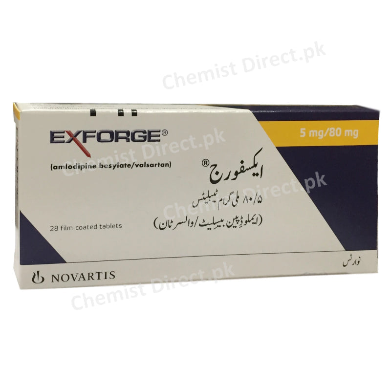 Exforge / 5mg 80mg Tablets