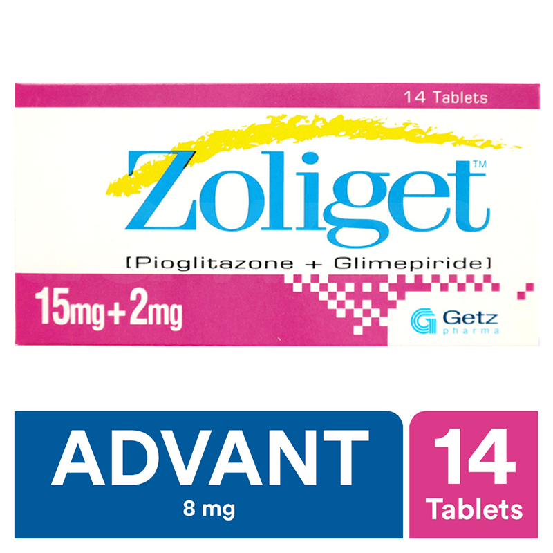 Zoliget / 15mg 2mg Tablets