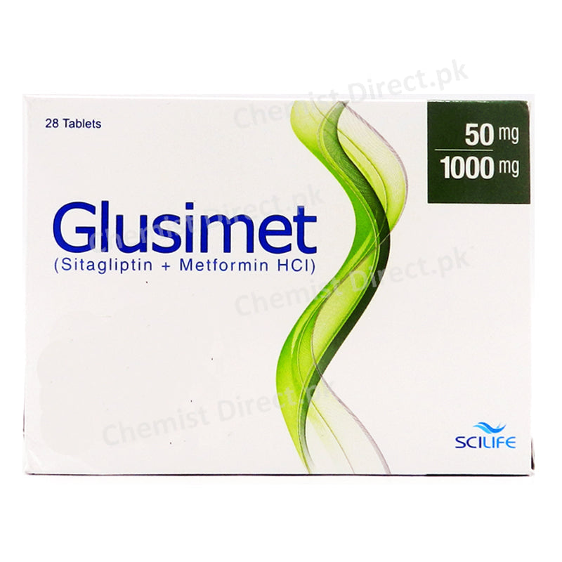 Glusimet 50/1000mg Tablets