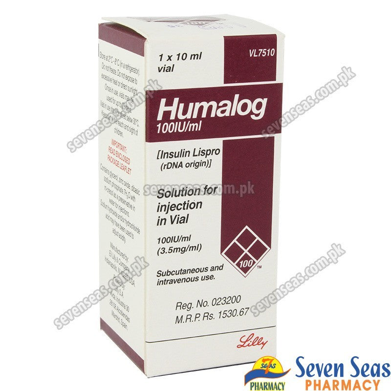 Humalog Vial 100iu 10ml