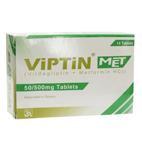 Viptin Met 50/500mg Tablets