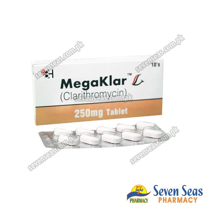 Megaklar 250mg Tablets