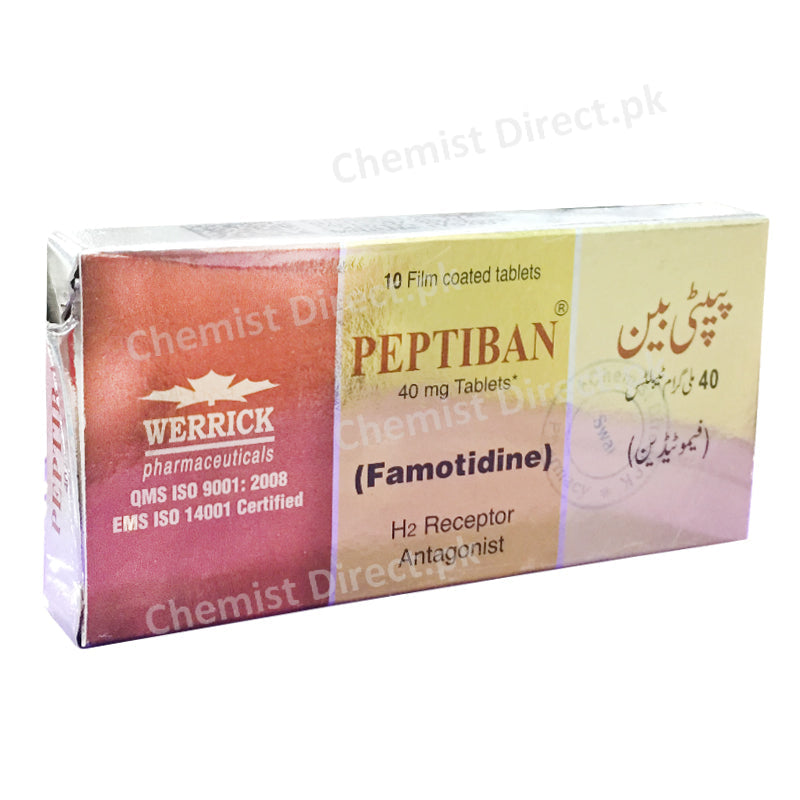 Peptiban Stk 40mg Tablets