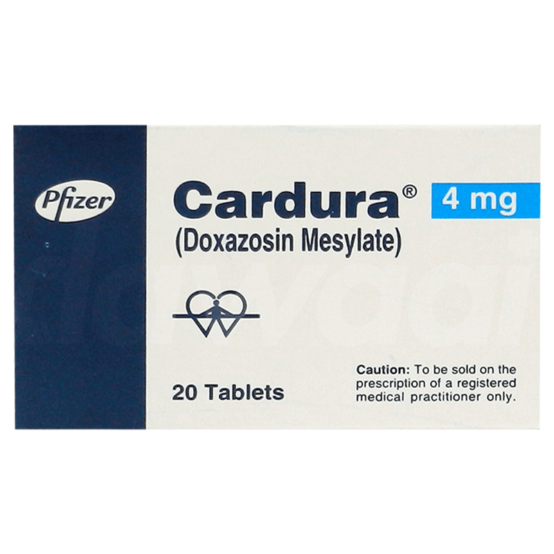 Cardura 4mg Tablets