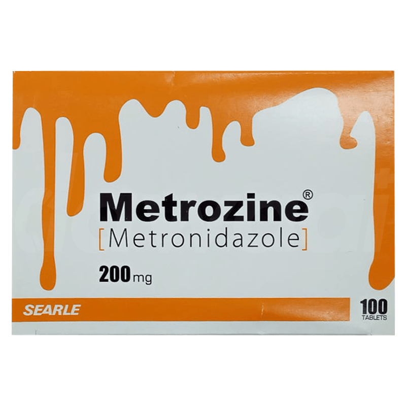 Metrozine Stk 200mg Tablets