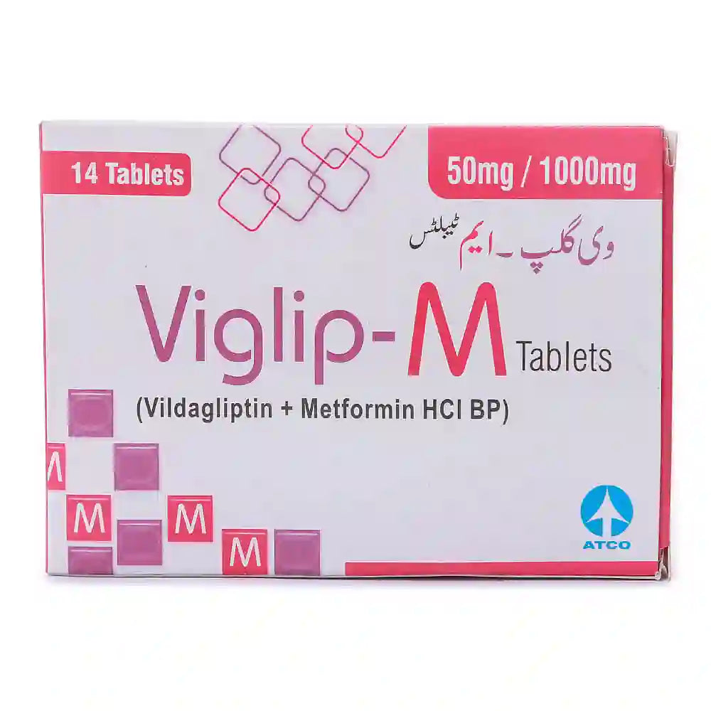 VIGLIP-M / 50mg 1000mg Tablets