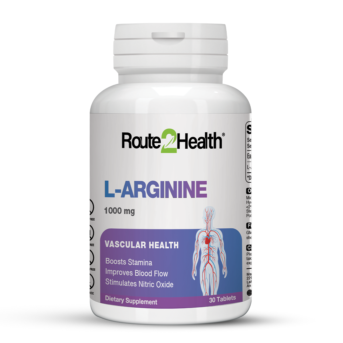 Route 2 Health L Arginine 1000mg