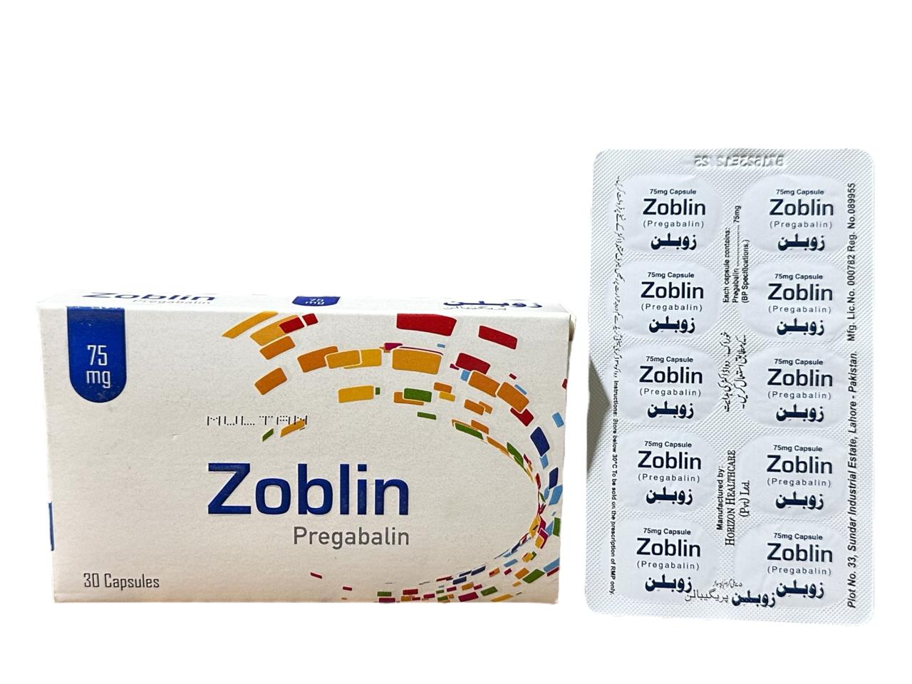 Zoblin 75mg Capsules