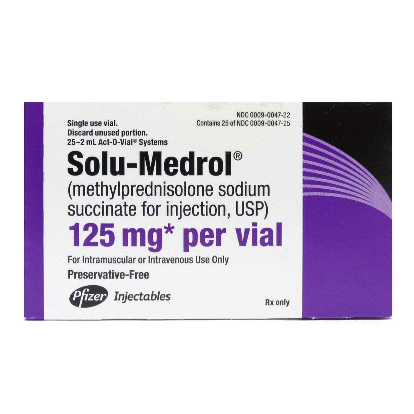 Solu Medrol Stk 125mg Injection