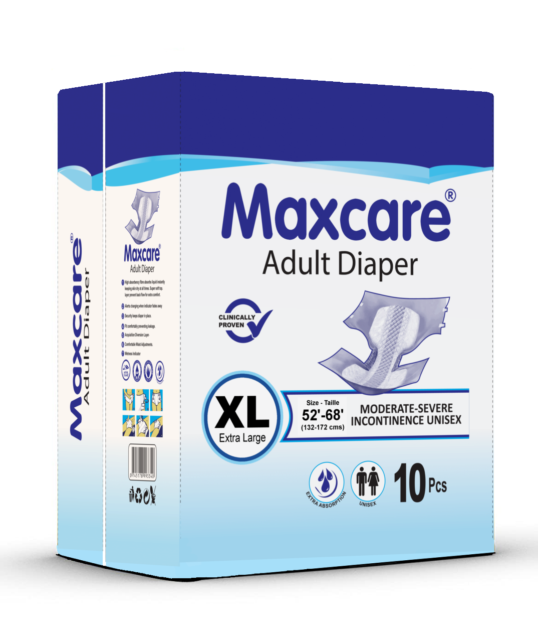 Maxcare Adult Diaper (LARGE)