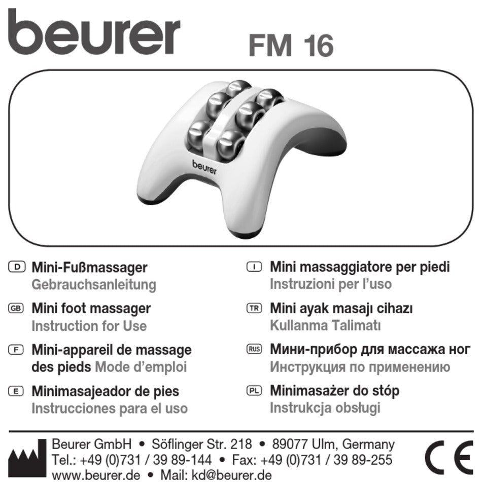 Beurer Foot Massager FM 16