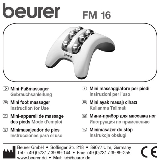 Beurer Foot Massager FM 16