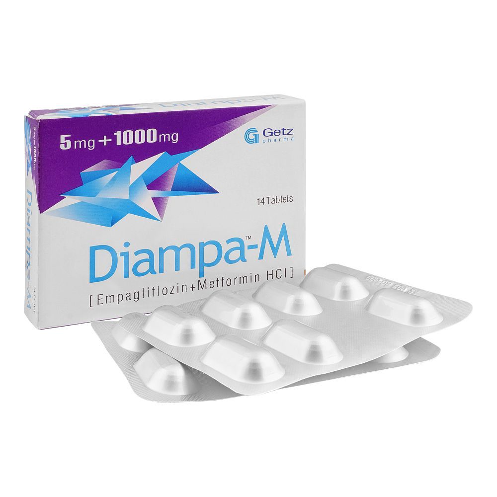 Diampa M 5/1000mg Tablets