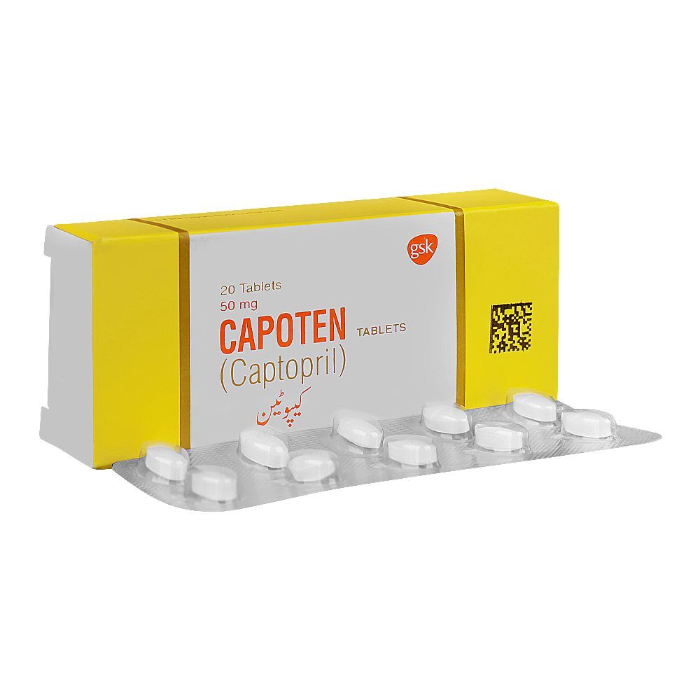 Capoten 50mg Tablets